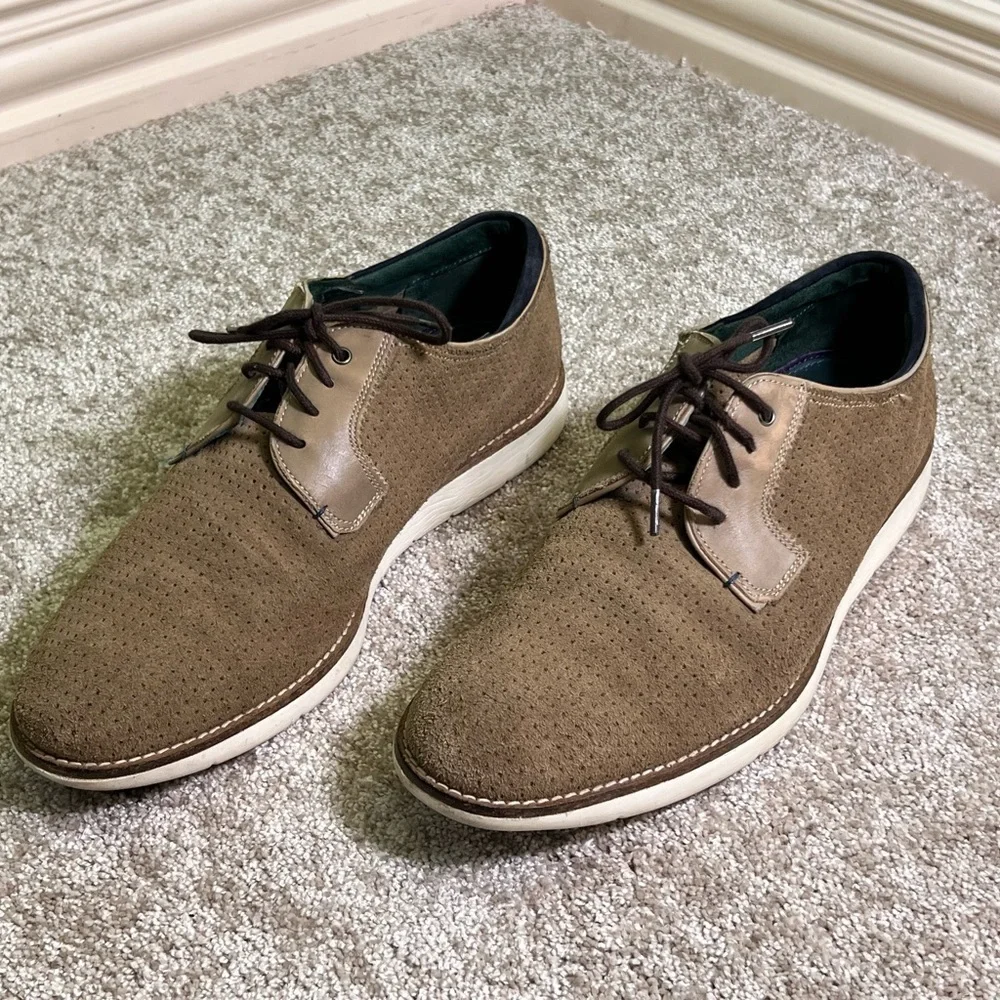Ted Baker London Tan and Brown Oxfords
